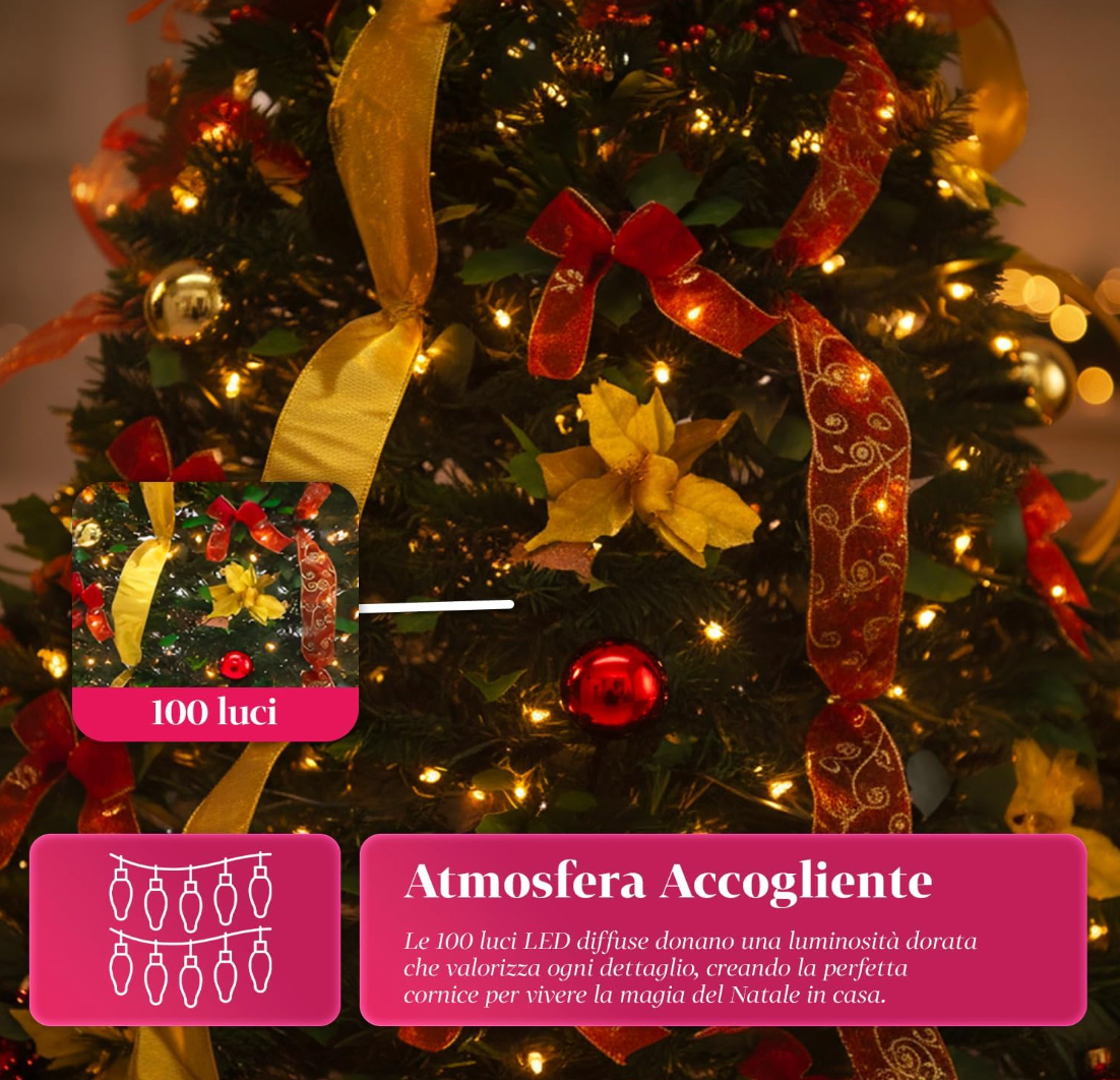 Albero di Natale in 1 Minuto | 2 Metri