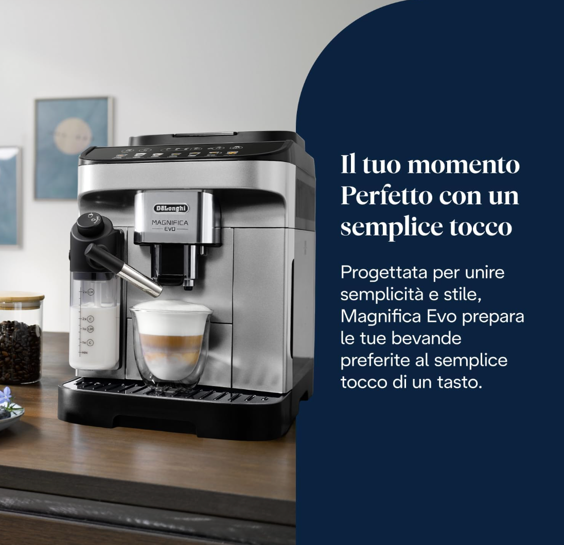 De’Longhi Magnifica Evo – Perfetto Macchina da Caffè Automatica