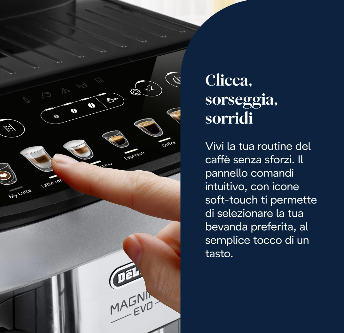 De’Longhi Magnifica Evo – Perfetto Macchina da Caffè Automatica