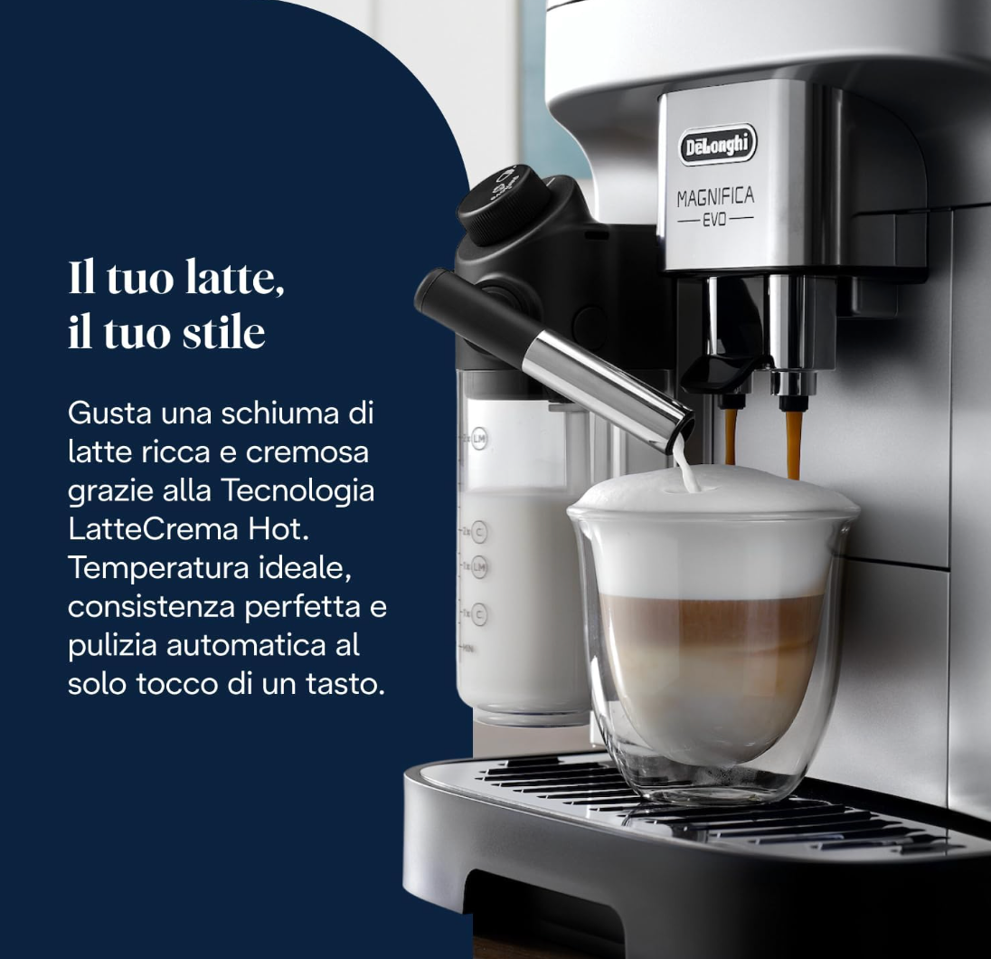 De’Longhi Magnifica Evo – Perfetto Macchina da Caffè Automatica