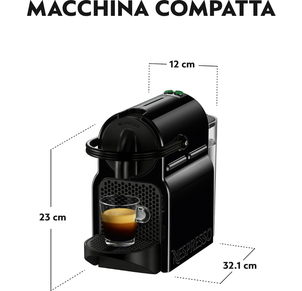 Nespresso Inissia + 300 Capsule Miste Omaggio